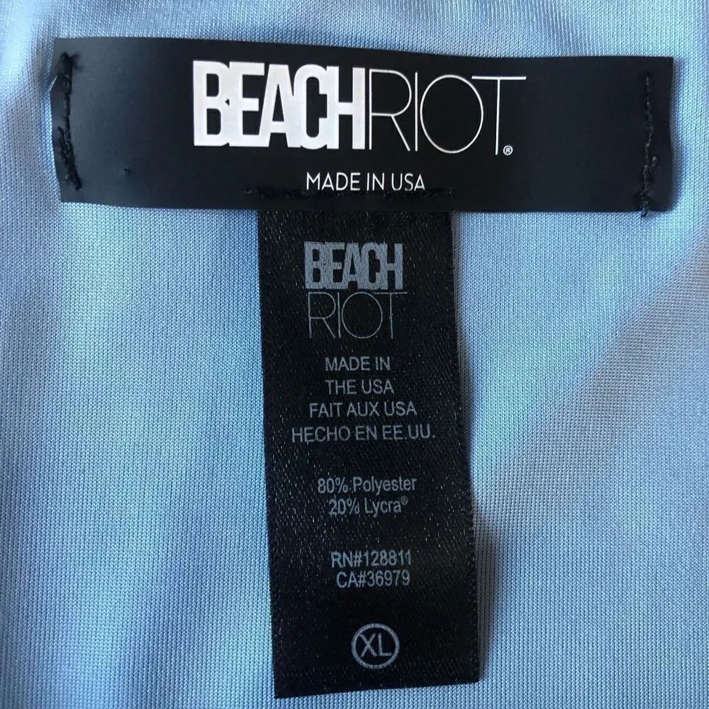 Beach Riot Marnie Bottom in Red Hot Colorblock - Picture 5 of 7